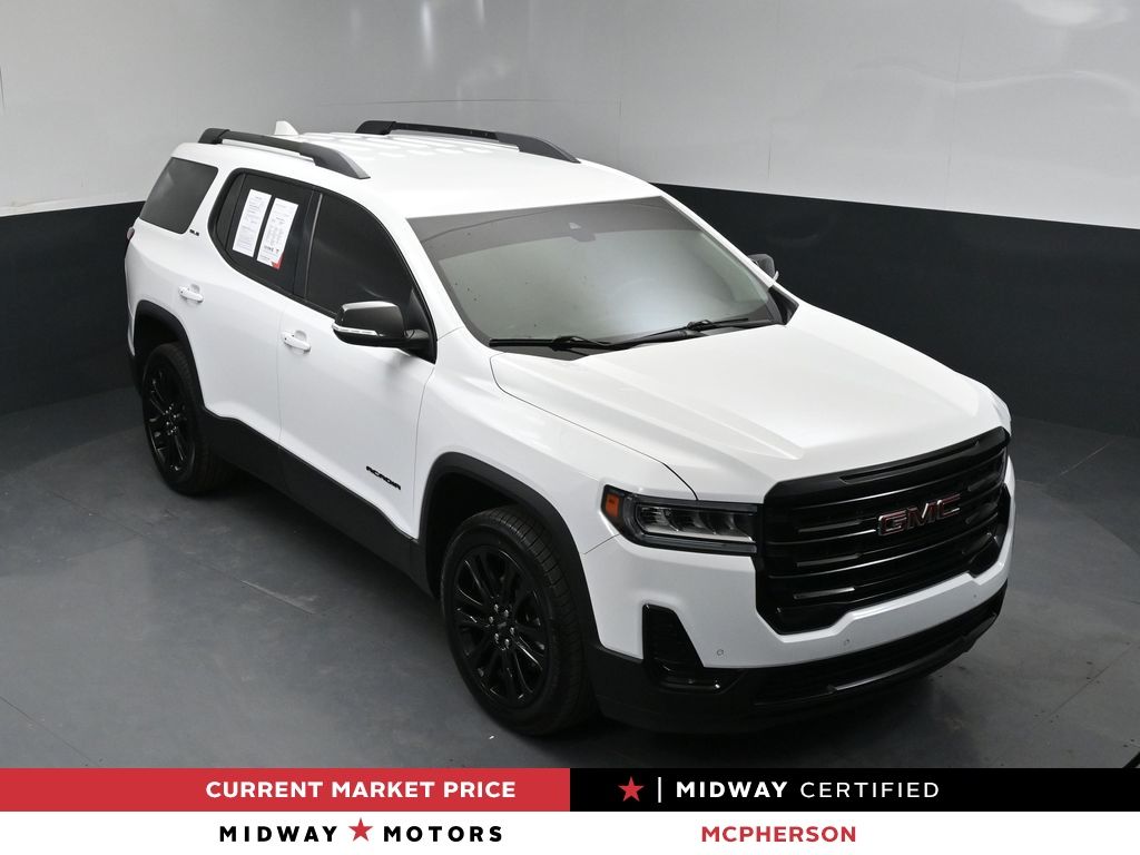 Summit White 2022 GMC Acadia SUV / Crossover Front-Wheel Drive 9-Speed Automatic