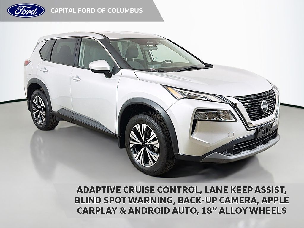 Brilliant Silver Metallic 2023 Nissan Rogue SUV / Crossover All-Wheel Drive Continuously Variable Transmission