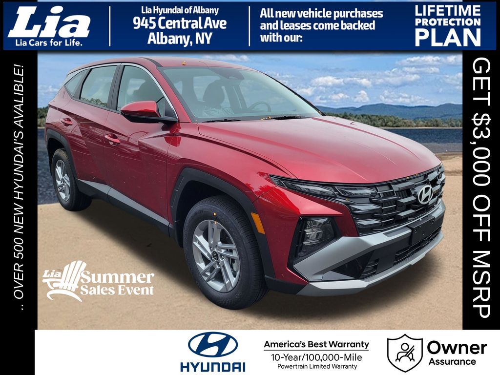 Ultimate Red 2026 Hyundai Tucson SUV / Crossover All-Wheel Drive 8-Speed Automatic