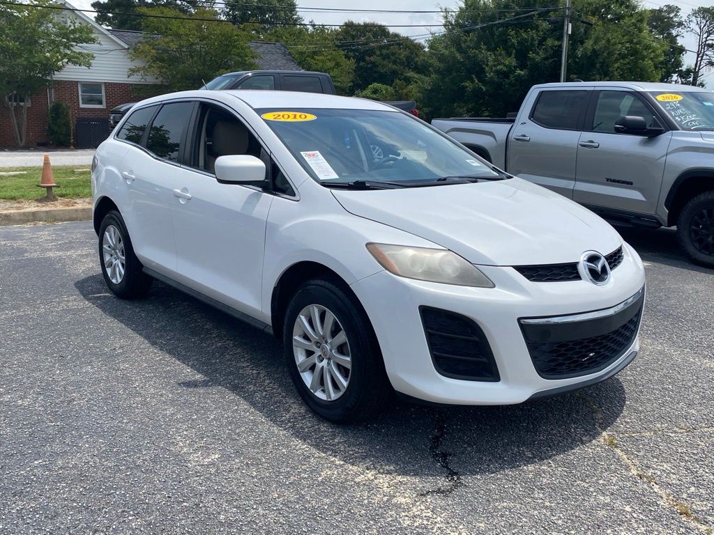 Crystal White Pearl Mica 2010 Mazda CX-7 i SV SUV / Crossover Front-Wheel Drive 5-Speed Automatic