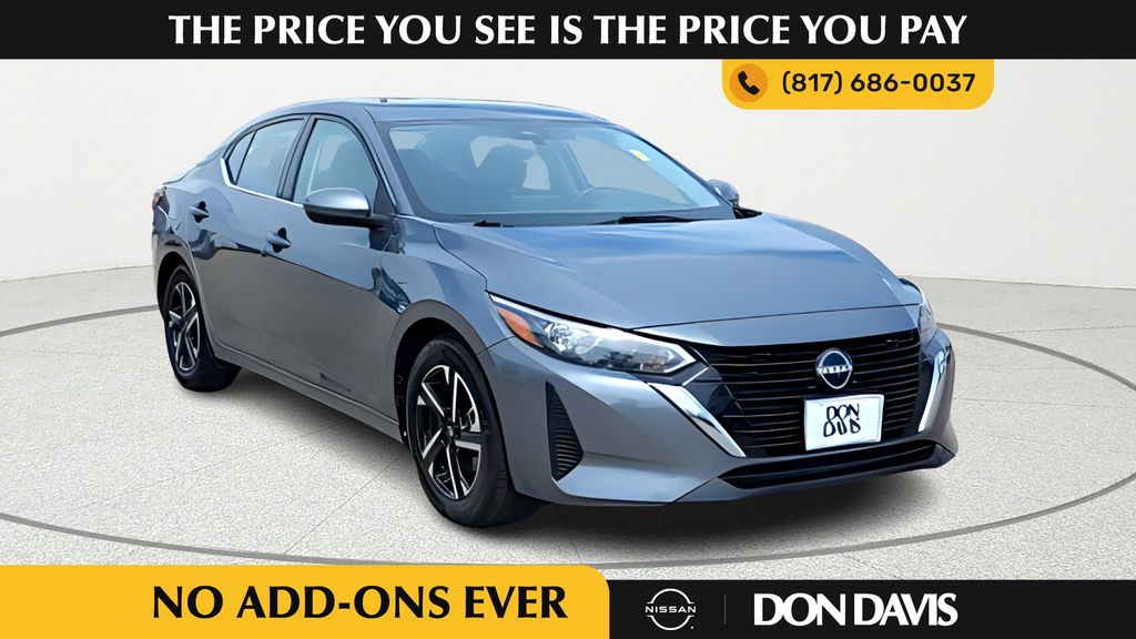 Gray (Gun Metallic) 2024 Nissan Sentra Sedan Front-Wheel Drive Continuously Variable Transmission