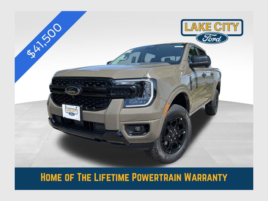 Marsh Gray 2026 Ford Ranger XLT SuperCrew 4WD Pickup Truck Four-Wheel Drive Automatic