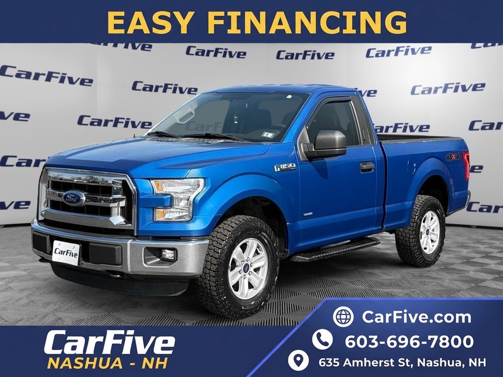 Blue Flame Metallic 2016 Ford F-150 Pickup Truck Four-Wheel Drive 6-Speed Automatic