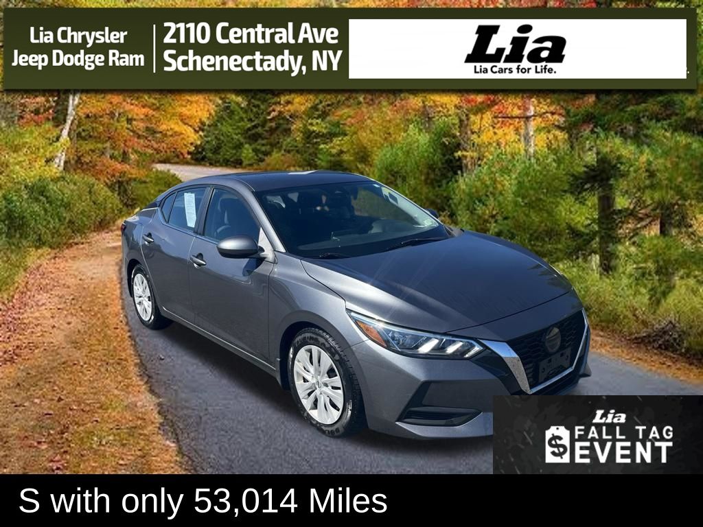 Gray (Gun Metallic) 2021 Nissan Sentra Sedan Front-Wheel Drive Continuously Variable Transmission