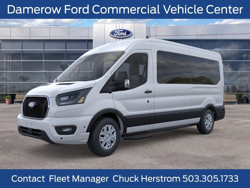 Oxford White 2026 Ford Transit Passenger Van Rear-Wheel Drive Automatic