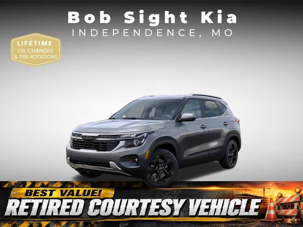 Steel Gray 2026 Kia Seltos SUV / Crossover All-Wheel Drive Continuously Variable Transmission