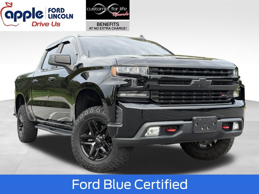 Black 2019 Chevrolet Silverado 1500 Pickup Truck Four-Wheel Drive 8-Speed Automatic