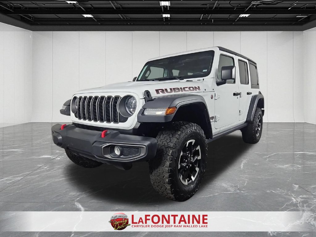 Bright White Clearcoat 2025 Jeep Wrangler SUV / Crossover Four-Wheel Drive 8-Speed Automatic