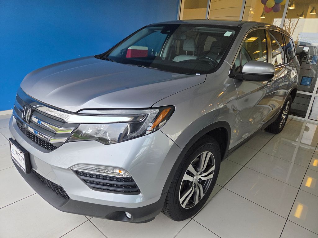 Lunar Silver Metallic 2016 Honda Pilot EX-L AWD with Honda Sensing SUV / Crossover Front-Wheel Drive 6-Speed Automatic