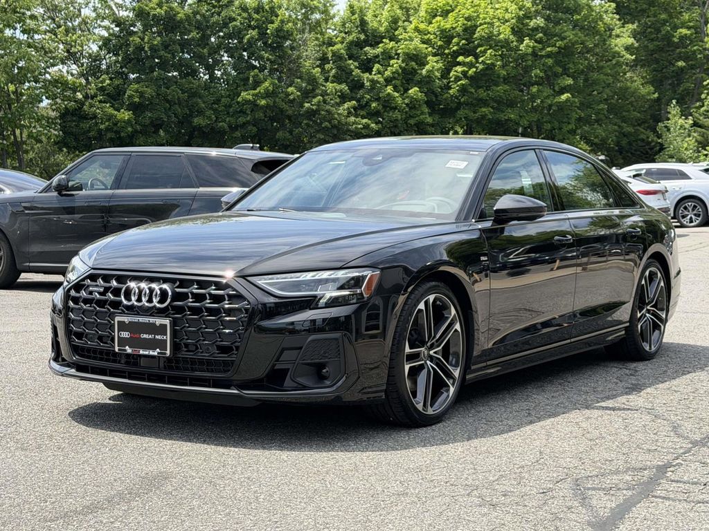Black Metallic 2026 Audi A8 L quattro 55 TFSI Sedan All-Wheel Drive 8-Speed Automatic