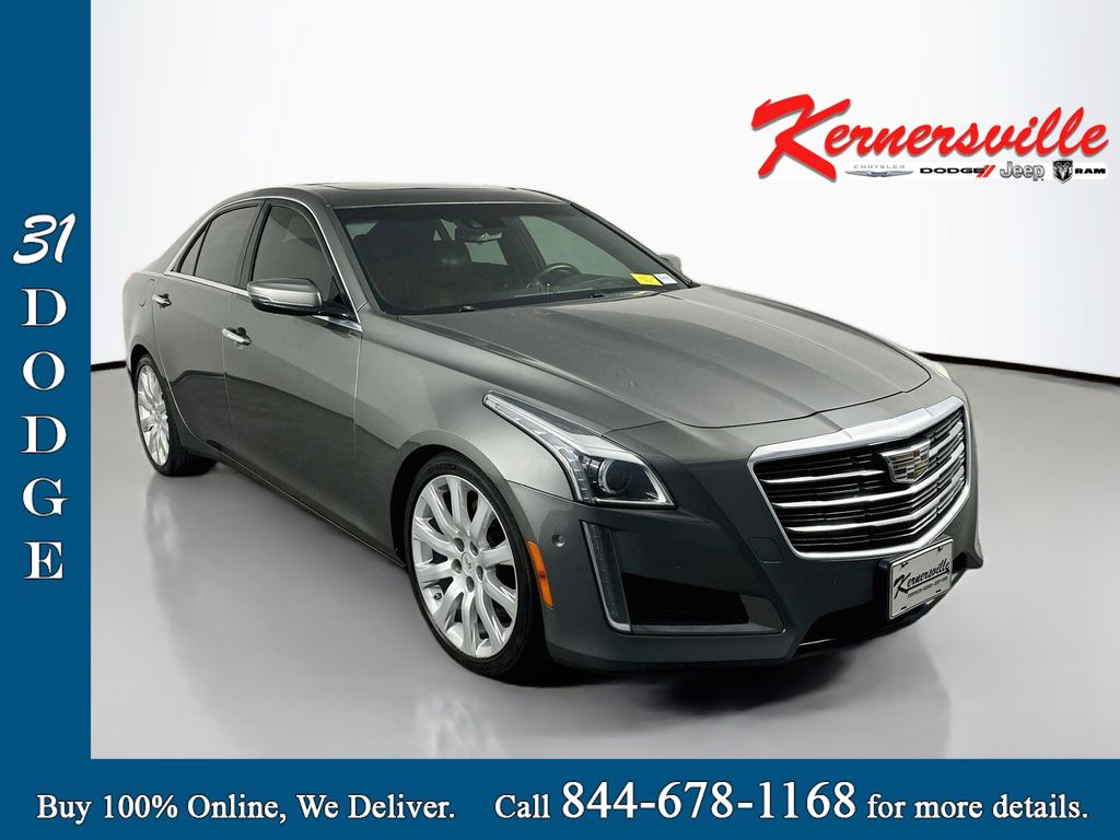 Moonstone Metallic 2017 Cadillac CTS Sedan Rear-Wheel Drive 8-Speed Automatic