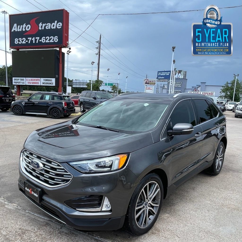 2019 Ford Edge Titanium Gray at Durrett Motor Company
