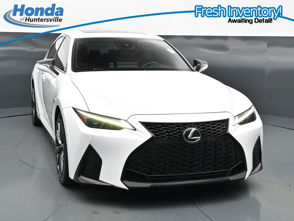 Ultra White 2023 Lexus IS Sedan Rear-Wheel Drive 8-Speed Automatic