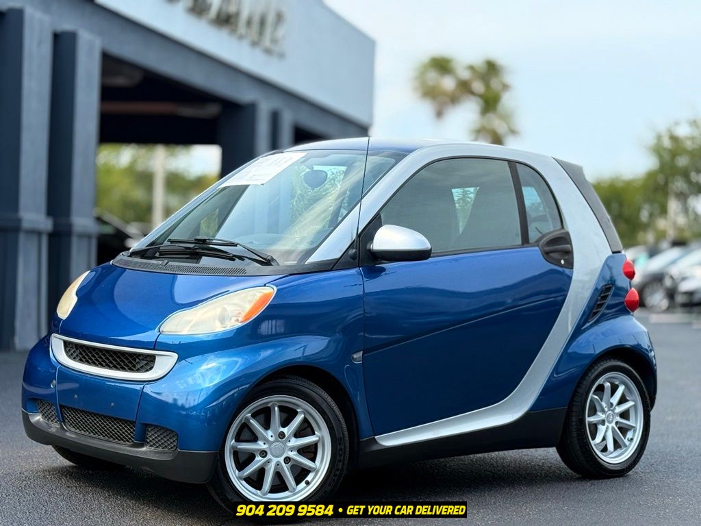 Blue Metallic 2008 smart fortwo Hatchback Rear-Wheel Drive