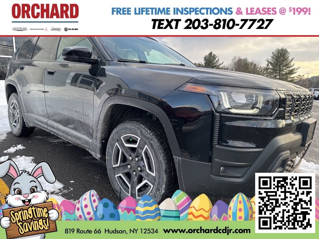 diamond black crystal pearlcoat 2026 Jeep Cherokee Limited 4WD SUV / Crossover Four-Wheel Drive Continuously Variable Transmission