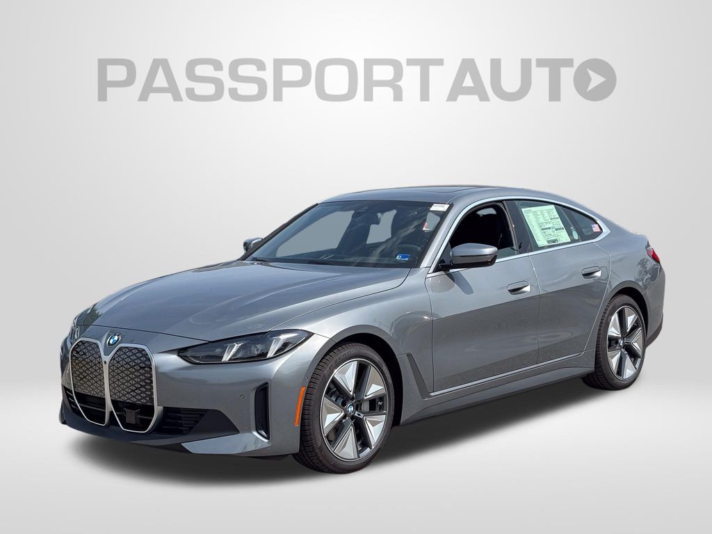 Gray (Skyscraper Grey Metallic) 2026 BMW i4 Sedan All-Wheel Drive Automatic