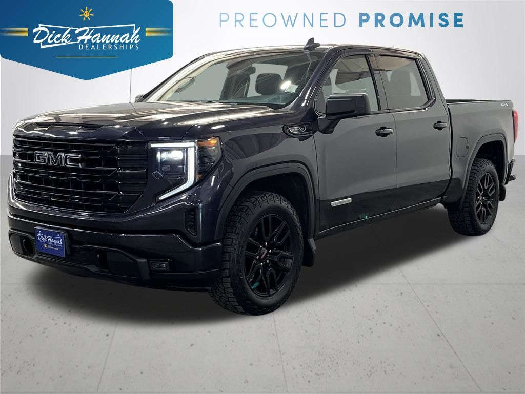 Titanium Rush Metallic 2022 GMC Sierra 1500 Elevation Crew Cab 4WD Pickup Truck Four-Wheel Drive Automatic