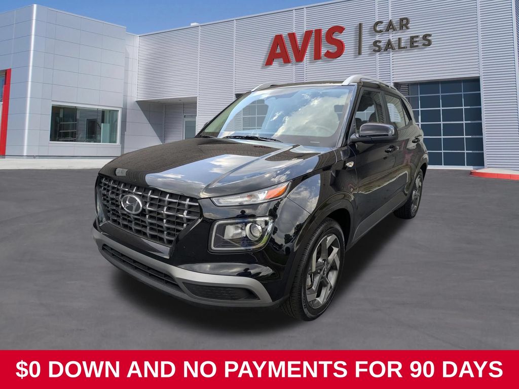 Black 2025 Hyundai Venue SUV / Crossover Front-Wheel Drive Continuously Variable Transmission