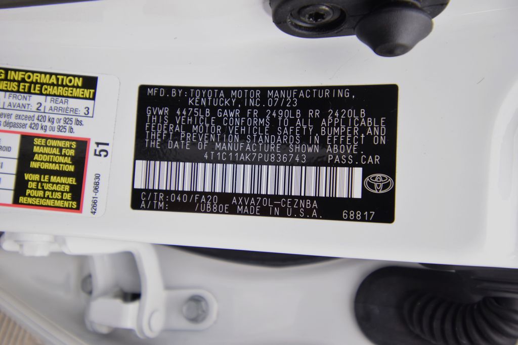 used 2023 Toyota Camry car, priced at $23,400