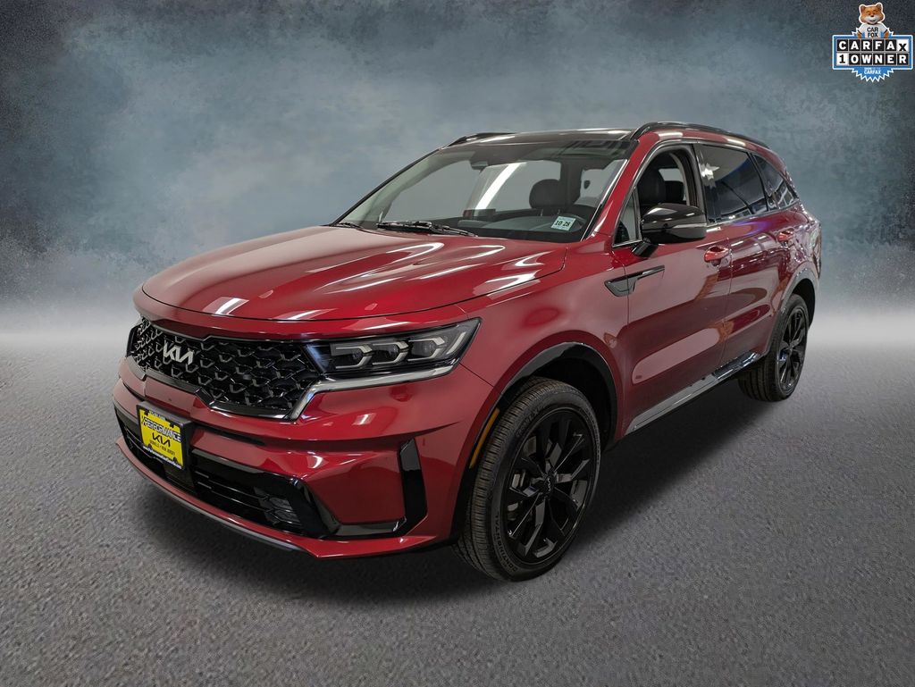 Passion Red 2023 Kia Sorento SUV / Crossover All-Wheel Drive 8-Speed Dual Clutch