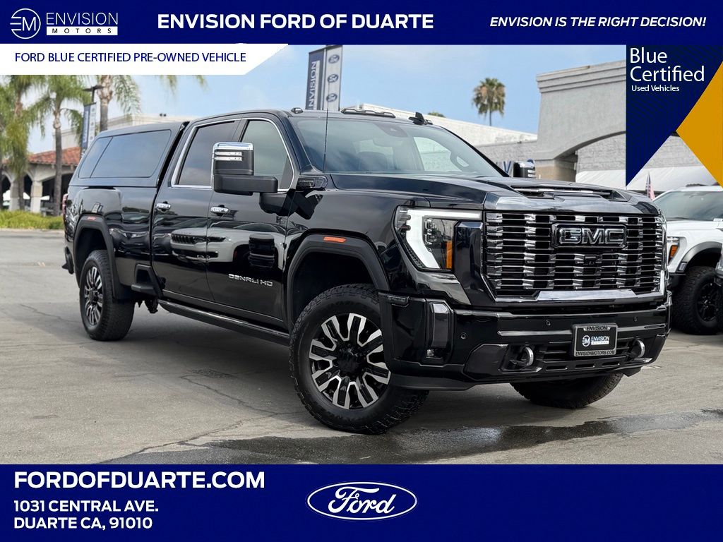 Onyx Black 2024 GMC Sierra 3500HD Pickup Truck Four-Wheel Drive Automatic