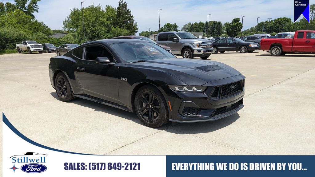 Shadow Black 2025 Ford Mustang GT Fastback RWD Coupe Rear-Wheel Drive 6-Speed Manual
