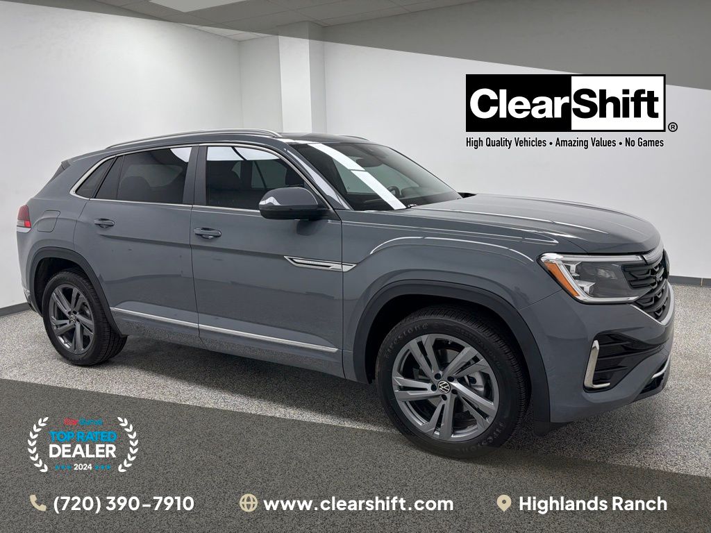 Gray 2024 Volkswagen Atlas Cross Sport SUV / Crossover All-Wheel Drive 8-Speed Automatic