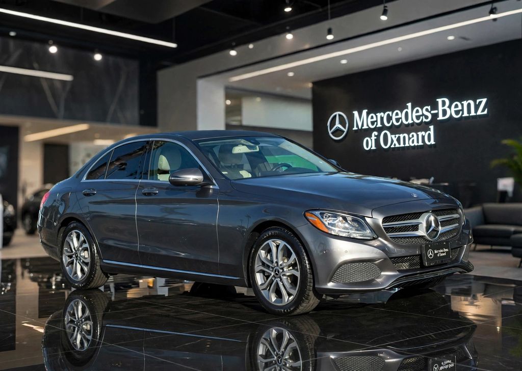 Selenite Gray Metallic 2017 Mercedes-Benz C-Class Sedan Rear-Wheel Drive 7-Speed Automatic