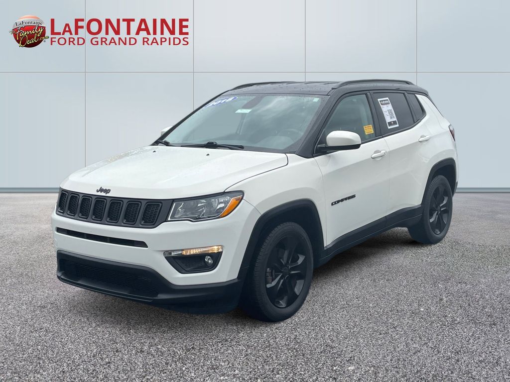 White Clearcoat 2018 Jeep Compass Altitude FWD SUV / Crossover Front-Wheel Drive 6-Speed Automatic
