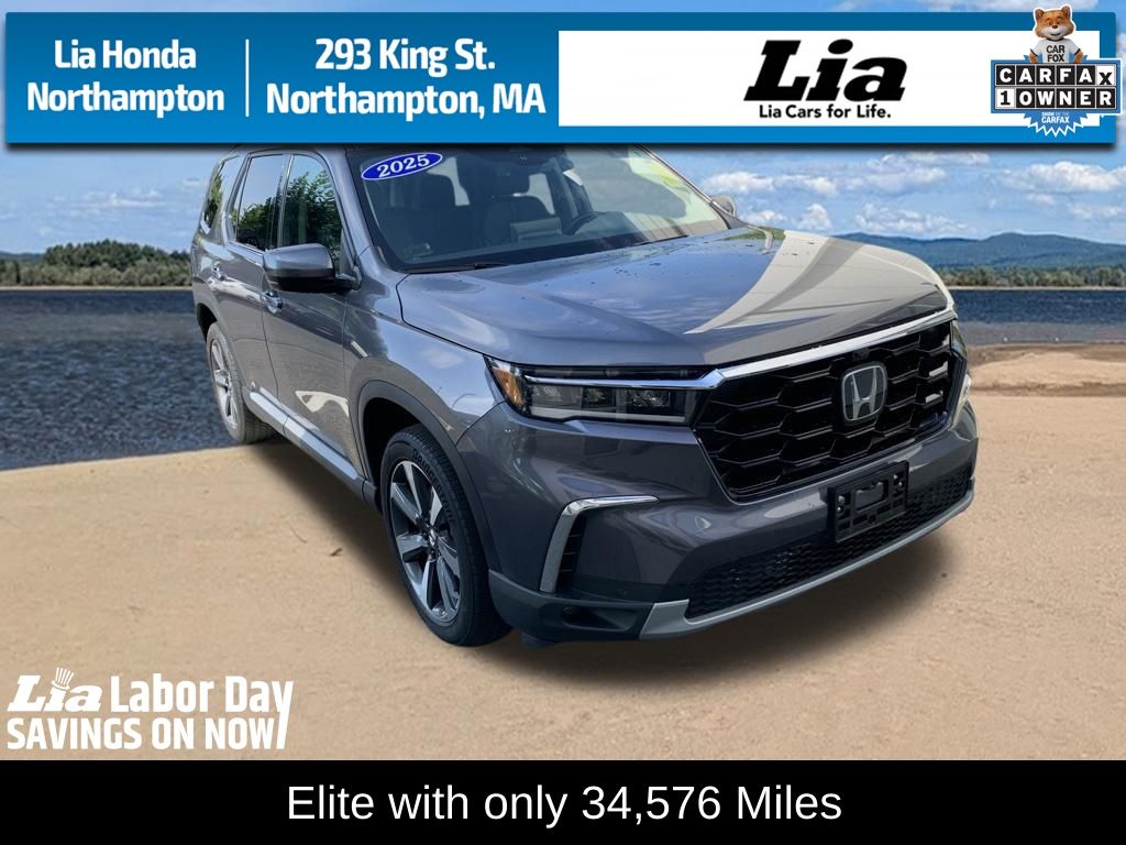 Gray (Modern Steel Metallic) 2025 Honda Pilot SUV / Crossover All-Wheel Drive Automatic