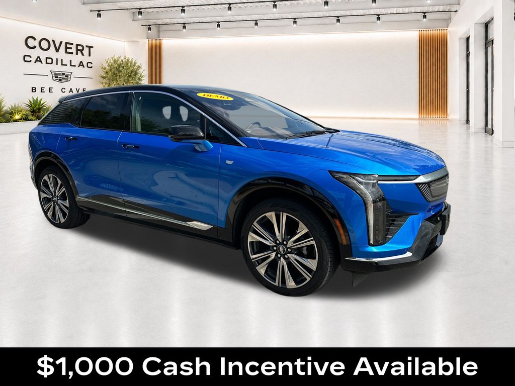 Coastal Blue Metallic 2025 Cadillac OPTIQ SUV / Crossover All-Wheel Drive 1-Speed Automatic
