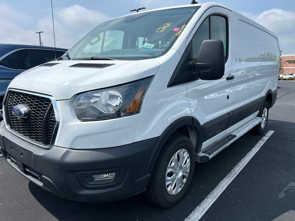 Oxford White 2025 Ford Transit Cargo Van Rear-Wheel Drive 
