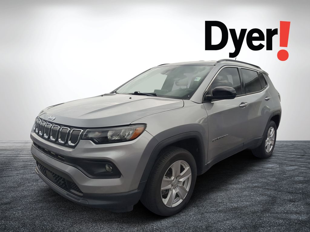 Billet Silver Metallic Clearcoat 2022 Jeep Compass SUV / Crossover Four-Wheel Drive 9-Speed Automatic