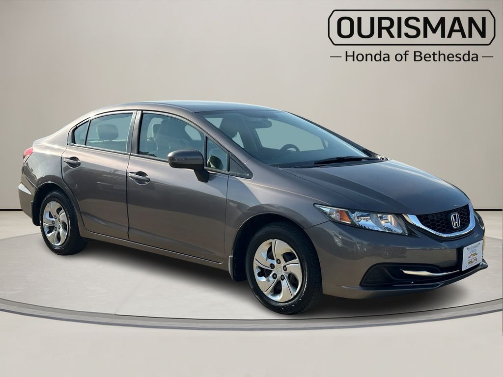 2014 Honda Civic LX Sedan Front-Wheel Drive Continuously Variable Transmission