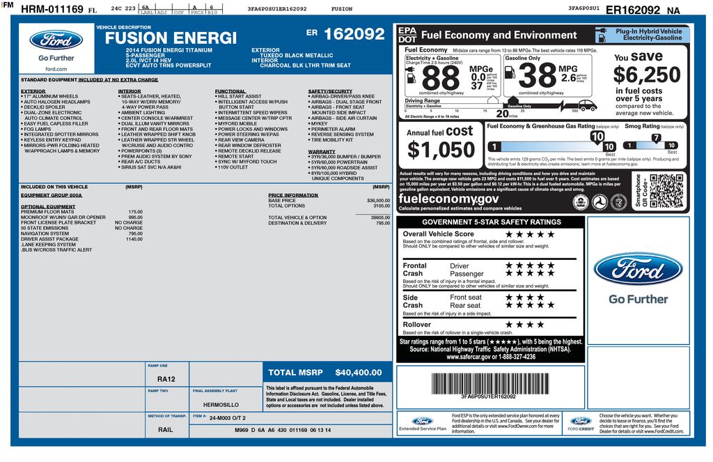 Used 2014 Black Ford Titanium image 7