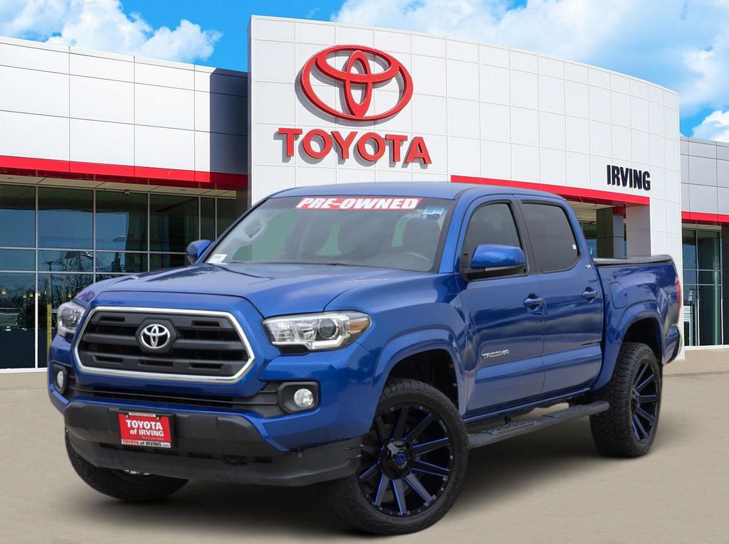 Blazing Blue Pearl 2016 Toyota Tacoma Pickup Truck 4X2 6-Speed Automatic