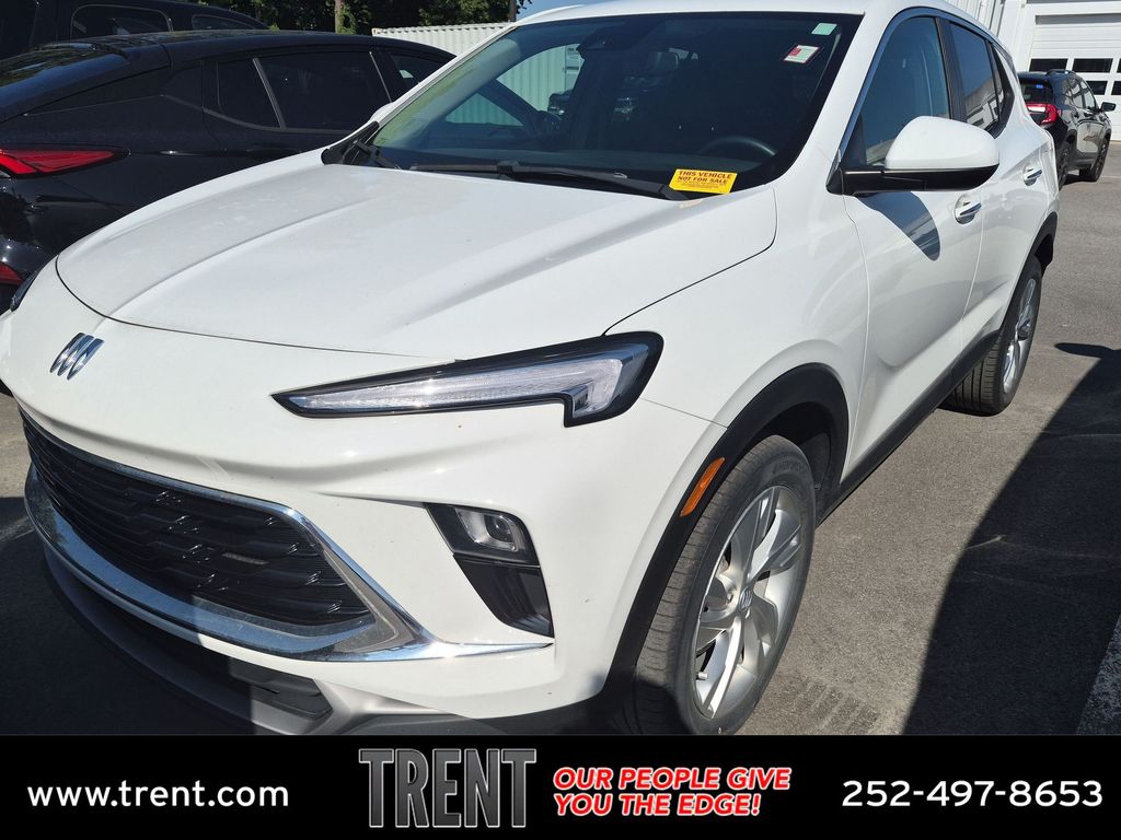 Summit White 2024 Buick Encore GX SUV / Crossover Front-Wheel Drive Continuously Variable Transmission