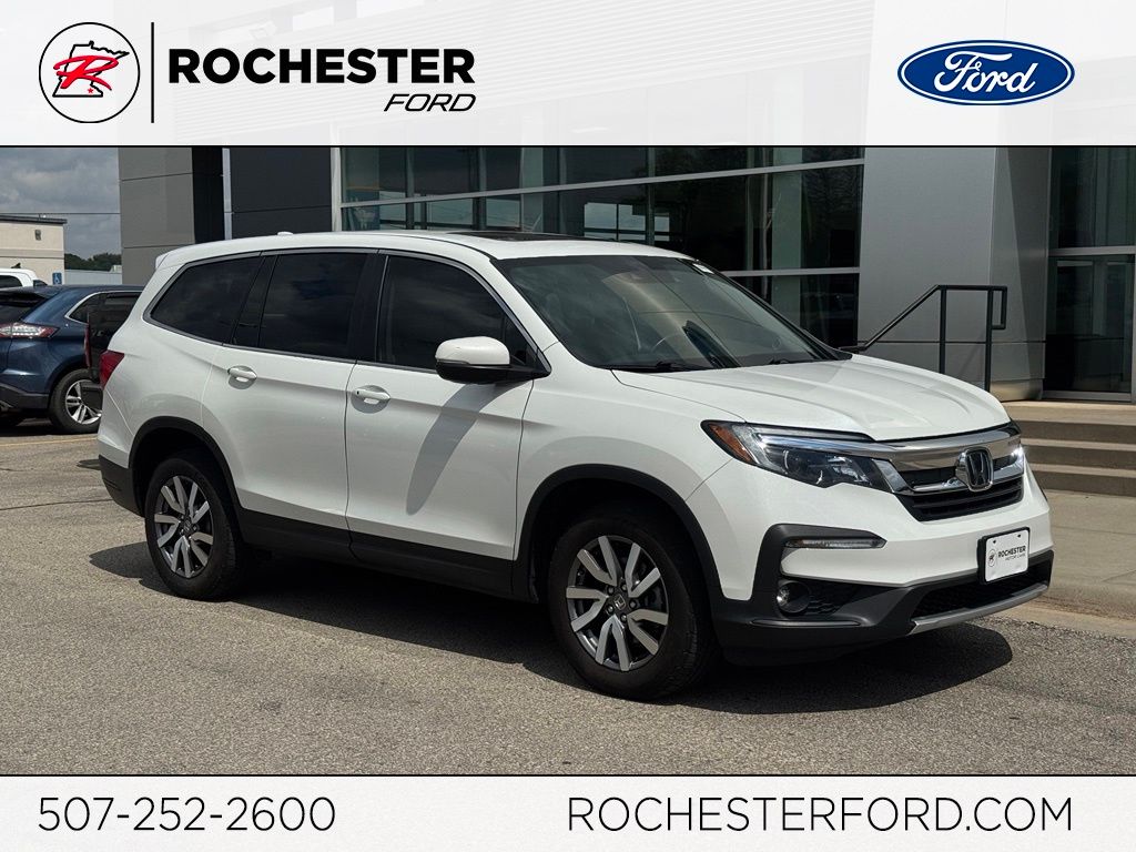 Platinum White Pearl 2021 Honda Pilot SUV / Crossover All-Wheel Drive 9-Speed Automatic