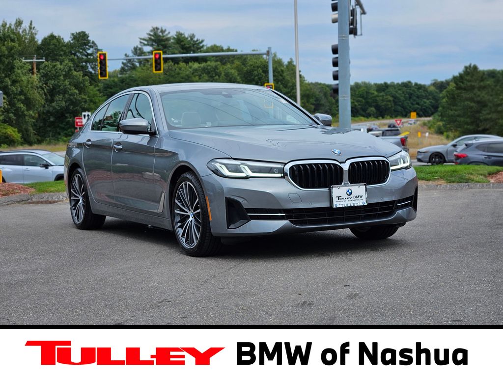 Skyscraper Gray Metallic 2023 BMW 5 Series Sedan All-Wheel Drive 8-Speed Automatic