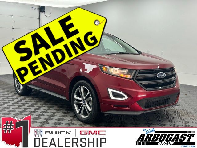 Ruby Red Metallic Tinted Clearcoat 2018 Ford Edge Sport AWD SUV / Crossover All-Wheel Drive 6-Speed Automatic