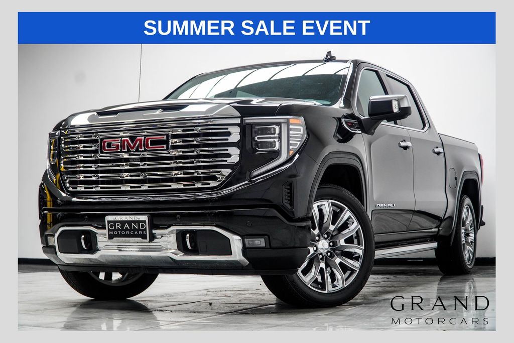 Onyx Black 2024 GMC Sierra 1500 Pickup Truck Four-Wheel Drive Automatic