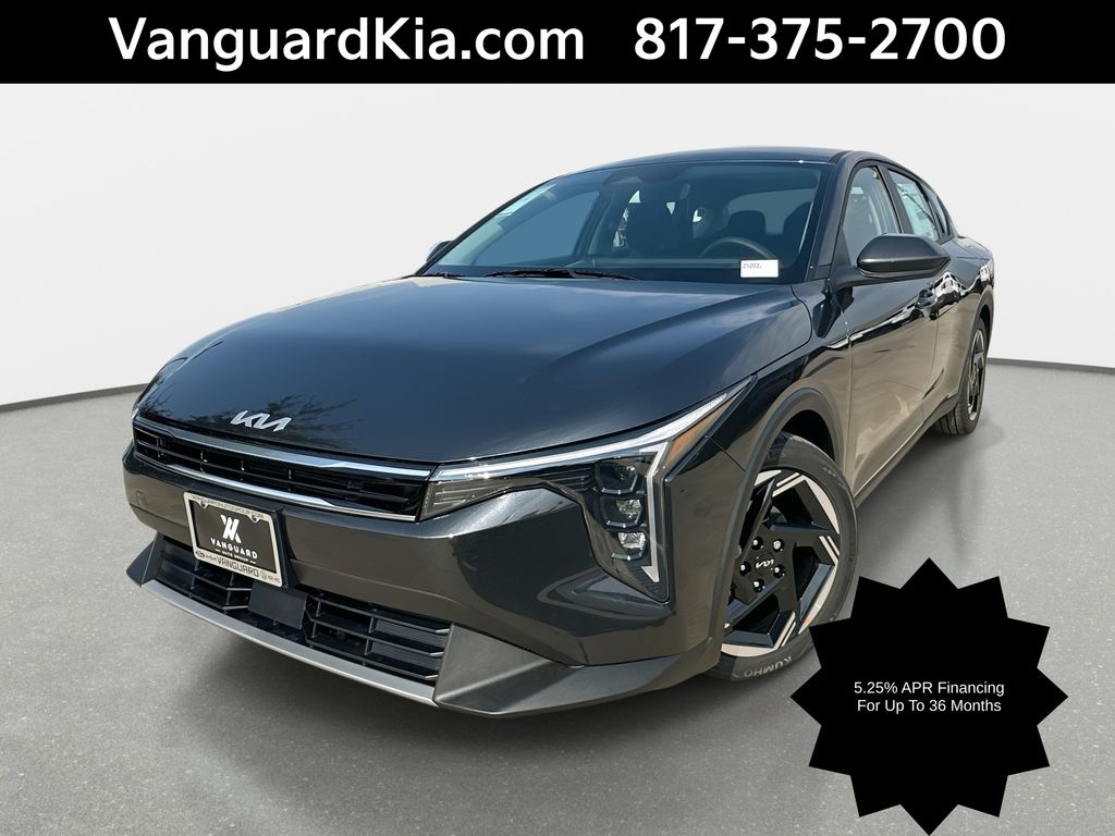 Interstellar Gray 2025 Kia K4 EX FWD Sedan Front-Wheel Drive Continuously Variable Transmission