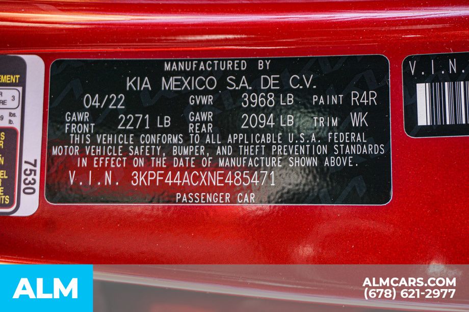 Used 2022 Red Kia GT image 61