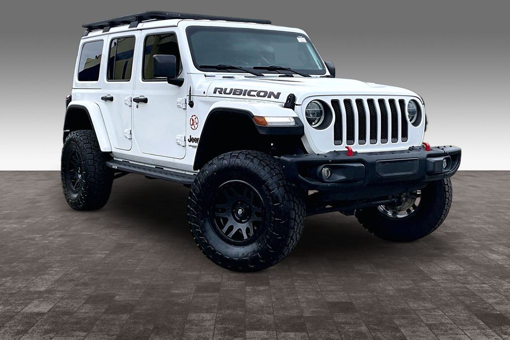 Bright White Clearcoat 2018 Jeep Wrangler Unlimited Rubicon 4WD SUV / Crossover Four-Wheel Drive 8-Speed Automatic