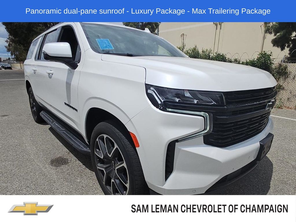 White (Iridescent Pearl Tricoat) 2023 Chevrolet Suburban SUV / Crossover Four-Wheel Drive