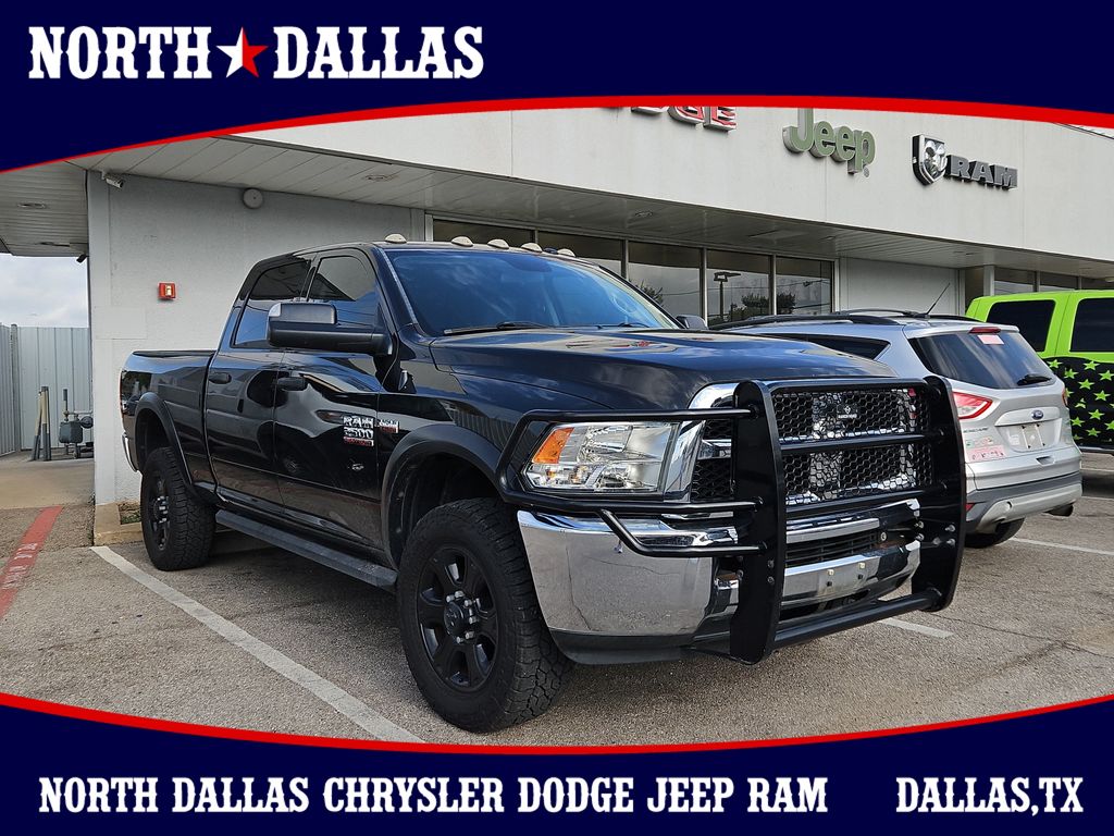 Brilliant Black Crystal Pearlcoat 2017 RAM 2500 Pickup Truck Four-Wheel Drive 6-Speed Automatic
