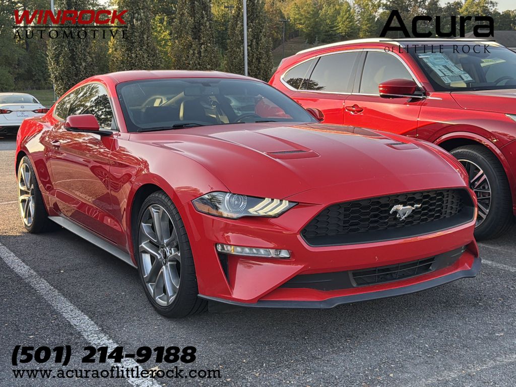 Race Red 2018 Ford Mustang Coupe Rear-Wheel Drive Automatic