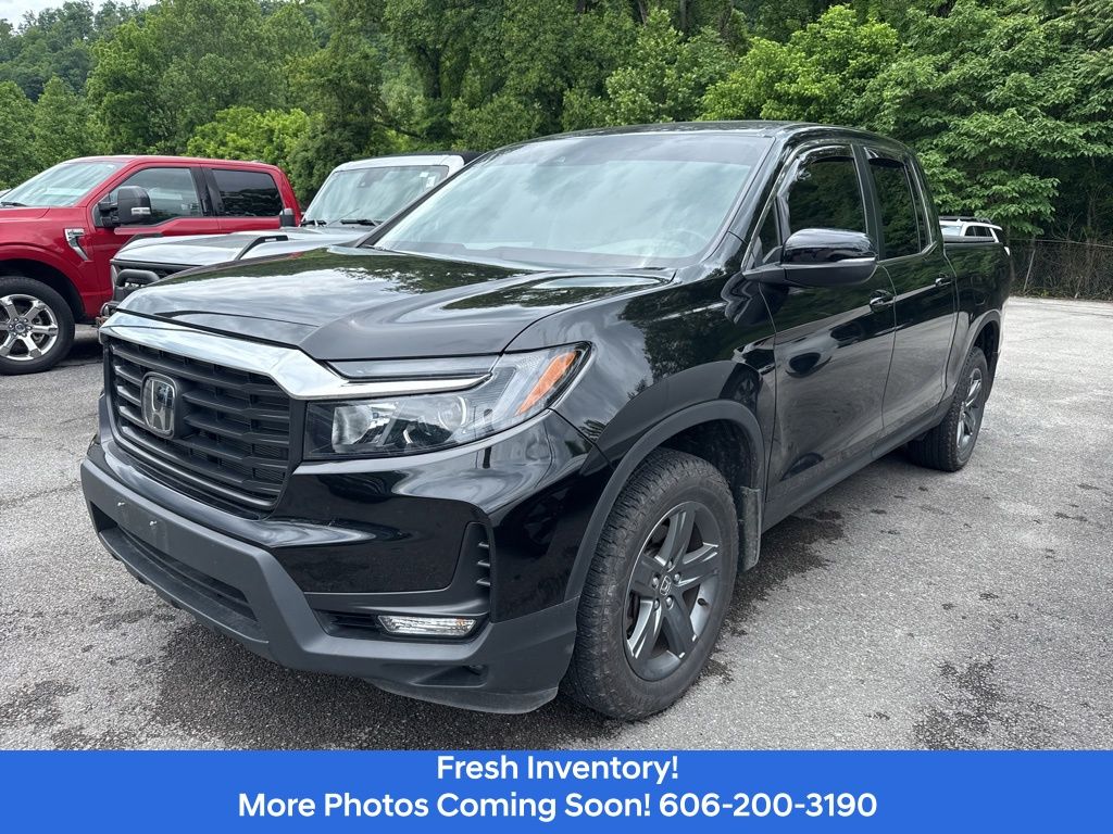 Black 2023 Honda Ridgeline RTL AWD Pickup Truck All-Wheel Drive 9-Speed Automatic