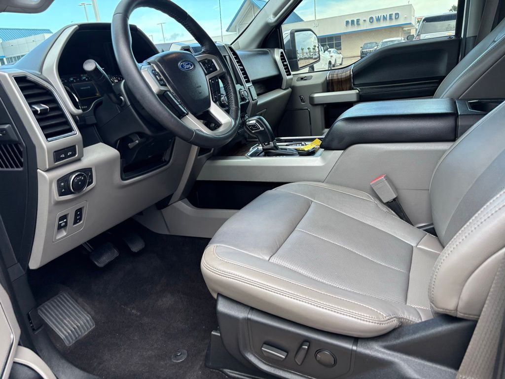 2019 Ford F-150 Lariat White at DeMontrond Gulf Freeway
