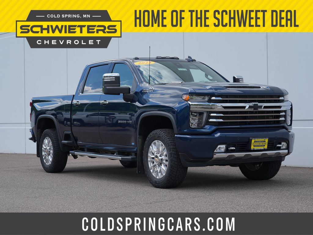 Northsky Blue Metallic 2023 Chevrolet Silverado 3500HD Pickup Truck Four-Wheel Drive Automatic